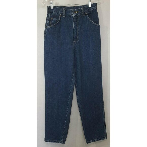 Picket Post Jeans 28/30 High Waist Denim Mom Tapered Leg Retro Vtg 80s USA - Picture 2 of 10